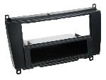 Supports Autoradio de Roger Support autoradio 2Din compatible avec Mercedes CLK W209 04-10 Avec vide poche - Noir