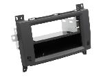 Supports Autoradio de Roger Support autoradio 2Din compatible avec Mercedes Vito Viano ap06 Vide poche - Noir