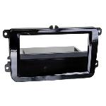 Supports Autoradio de Roger Support Autoradio 2Din compatible avec Seat Skoda VW - voir liste - Noir brillant