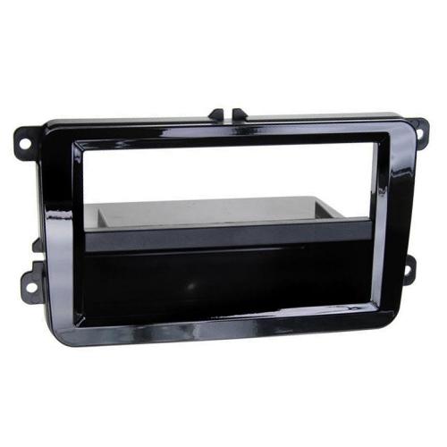 Supports Autoradio de Roger Support Autoradio 2Din compatible avec Seat Skoda VW - voir liste - Noir brillant