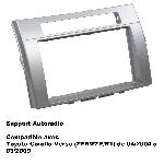 Supports Autoradio de Roger Support Autoradio 2Din compatible avec Toyota Corolla verso 04-09 - Argent