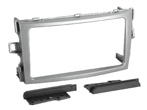 Supports Autoradio de Roger Support Autoradio 2DIN compatible avec Toyota Verso 09-18 - Argent