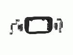 Facade autoradio Ford Support Autoradio 2Din pour Ford Transit -FD- 06 2019-2024 noir mat