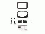 Facade autoradio Ford Support Autoradio 2Din pour Ford Transit -FD- 06 2019-2024 noir mat