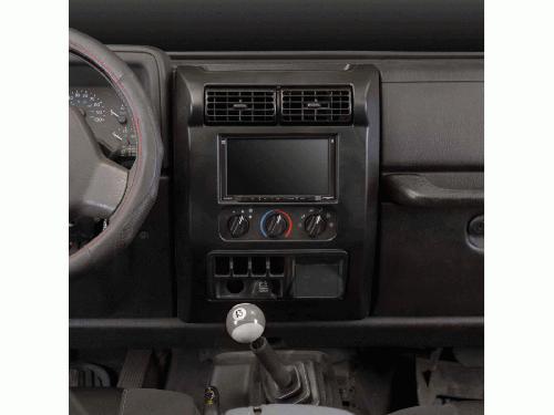 Facade autoradio Jeep Support Autoradio 2Din pour Jeep Wrangler -TJ- 01 2003-03 2007