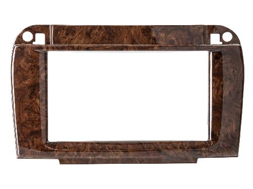 Facade autoradio Mercedes Support Autoradio 2Din pour Mercedes Classe CL S Bois de Racine
