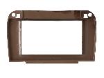 Facade autoradio Mercedes Support Autoradio 2Din pour Mercedes Classe CL S Bois de Racine