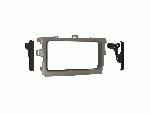 Facade autoradio Toyota Support Autoradio 2Din Toyota Corolla 2009-2013 argent