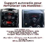 Supports Autoradio de Roger Support autoradio compatible avec Boxer Ducato Jumper 11-14 - Avec vide poche