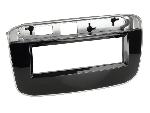 Supports Autoradio de Roger Support Autoradio compatible avec Fiat Punto - Noir brillant