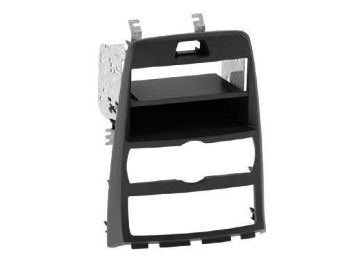 Supports Autoradio de Roger Support autoradio compatible avec Hyundai Genesis avec vide poche Noir