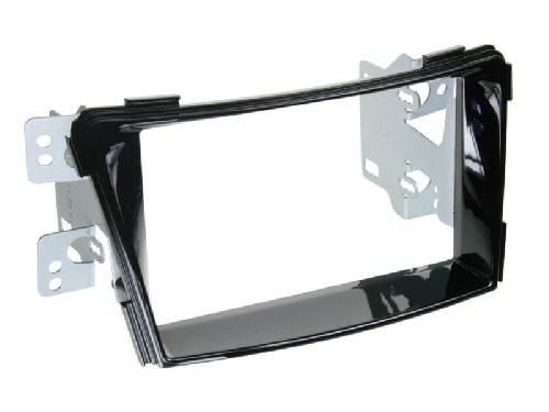 Supports Autoradio de Roger Support Autoradio compatible avec Hyundai i40 Cw VF Sans navigation Noir brillant