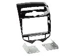 Supports Autoradio de Roger Support Autoradio compatible avec Hyundai IX20 10-18 avec clim auto - Noir brillant