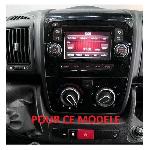 Supports Autoradio de Roger Support autoradio compatible avec Jumper Ducato Boxer Movano 14-23 - 2Din Noir brillant - voir liste