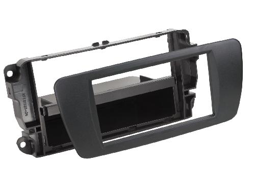 Supports Autoradio de Roger Support autoradio compatible avec Seat Ibiza 08-15 Noir Nit 2Din avec vide poche