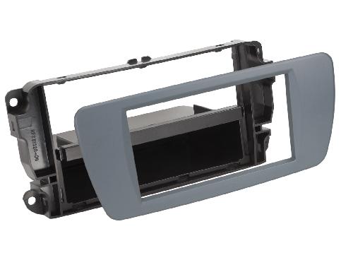 Supports Autoradio de Roger Support Autoradio compatible avec Seat ibiza 6J Gris Conamera 1Din avec vide poche