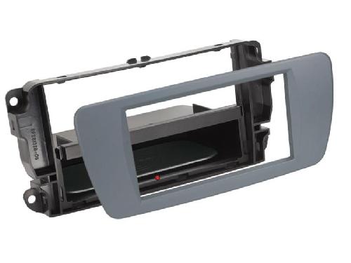 Supports Autoradio de Roger Support autoradio compatible avec Seat Ibiza Avec vide poche Inbay Qi Gris conemara