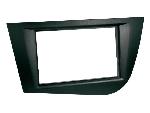 Supports Autoradio de Roger Support autoradio compatible avec Seat Leon 05-12 Noir