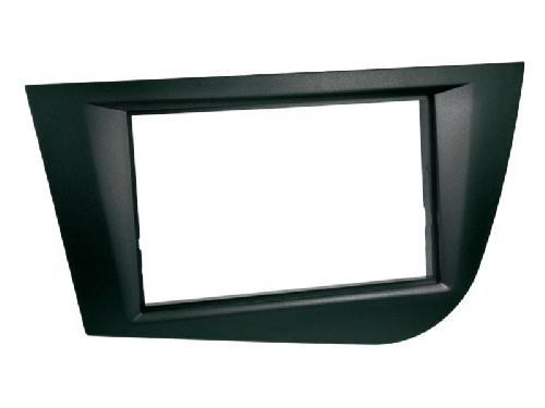 Supports Autoradio de Roger Support autoradio compatible avec Seat Leon 05-12 Noir