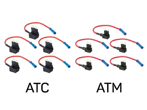 Porte-Fusibles pour auto Support de fusibles ATC ATM - Ensemble de distribution de fusibles 2x5 pieces