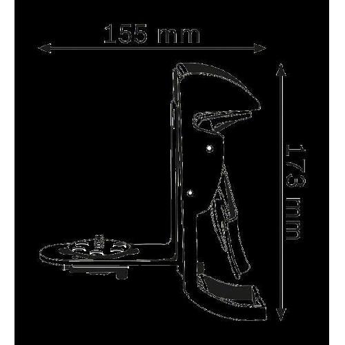 Longueur (telemetre - Laser Mesureur) Support de mise a niveau Bosch Professional BM 3 pour GLL2-15 - 0601015D00