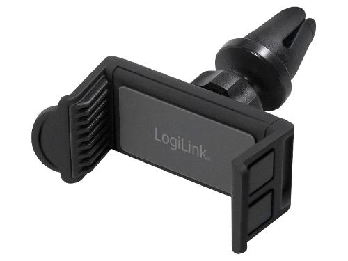 Fixation - Support Telephone Support de telephone pour grille d'aeration - Noir