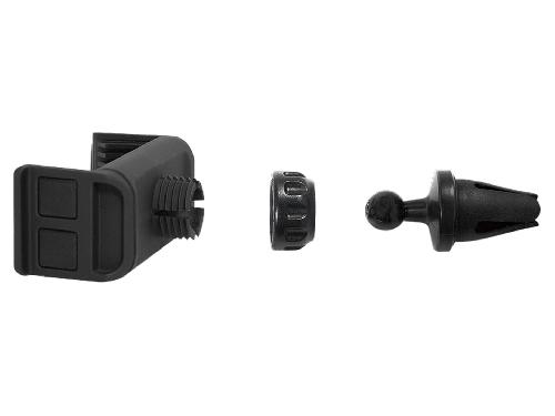 Fixation - Support Telephone Support de telephone pour grille d'aeration - Noir