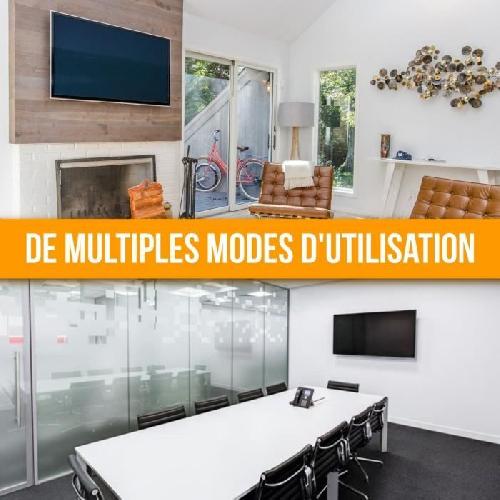 Fixation Tv - Support Tv - Support Mural Pour Tv Support Mural TV NANOOK - Ultra Plat - 32-55 Pouces - pour télés LCD et (O)LED - Noir