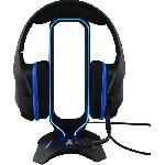 Microphone Pc Support pour Casque Gamer - The G-Lab - K-STAND RADON - RGB - USB - Noir
