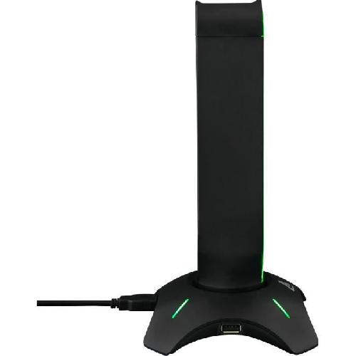 Microphone Pc Support pour Casque Gamer - The G-Lab - K-STAND RADON - RGB - USB - Noir