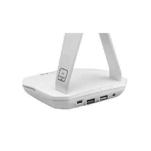 Casque  - Microphone Support pour Casque/Micro-Casque - THE G-LAB - K-STAND HYDROGEN - 2 ports USB - Blanc