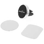 Support rond magnetique compatible avec telephone adaptable grille ventilation - Pulse