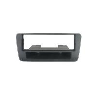 Supports Autoradio de Roger Facade autoradio 1DIN compatible avec Audi A1 10-18 - Noir - avec vide poche