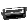Supports Autoradio de Roger Facade autoradio 1DIN compatible avec Audi A1 10-18 Noir Avec vide poche