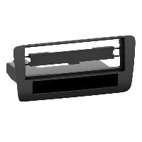 Supports Autoradio de Roger Facade autoradio 1DIN compatible avec Audi A1 10-18 Noir Avec vide poche