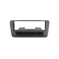 Supports Autoradio de Roger Facade autoradio 1DIN compatible avec Audi A1 ap10 - Noir - avec vide poche