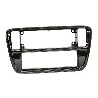 Supports Autoradio de Roger Facade autoradio 1DIN compatible avec VW UP AA-AAN 11-17 Noir brillant