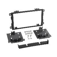 Supports Autoradio de Roger Facade autoradio 2DIN compatible avec Cadillac Chevrolet Hummer ap99 Noir