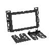 Supports Autoradio de Roger Facade autoradio 2DIN compatible avec Chevrolet Tahoe ap06 Hummer H2 ap07 Noir