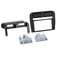 Supports Autoradio de Roger Facade autoradio 2DIN compatible avec Fiat Grande Punto 05-10 Noir
