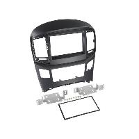 Supports Autoradio de Roger Facade autoradio 2DIN compatible avec Hyundai H1 ap15 Noir