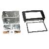 Supports Autoradio de Roger Facade autoradio 2DIN compatible avec Mercedes CLK 04-10 Noir