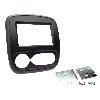 Supports Autoradio de Roger Facade autoradio 2DIN compatible avec Renault Trafic 3 ap16 clim automatique Noir mat