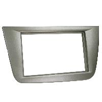 Supports Autoradio de Roger Facade autoradio 2DIN compatible avec Seat Altea ap04 - Gris Anthracite