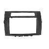 Supports Autoradio de Roger Facade autoradio 2DIN compatible avec Toyota Corolla et Verso 2 05-09 - Noir