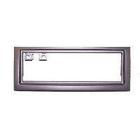 Supports Autoradio de Roger Facade autoradio compatible avec PEUGEOT 407 04-10 1Din - Argent