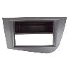 Supports Autoradio de Roger Facade autoradio compatible avec Seat Leon 05- 12 Anthracite - RAF4003SD