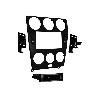 Supports Autoradio de Roger Kit 2 DIN compatible avec Mazda 6 06-08 Noir