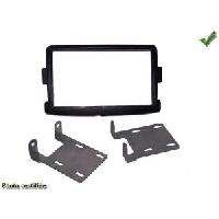 Supports Autoradio de Roger KIT 2 DIN POUR DACIA DUSTER LODGY AP12 RENAULT CAPTUR AP13 NOIR MAT