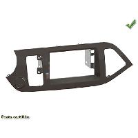 Supports Autoradio de Roger Kit 2DIN compatible avec KIA PICANTO 17-17 NOIR sans bouton START and STOP